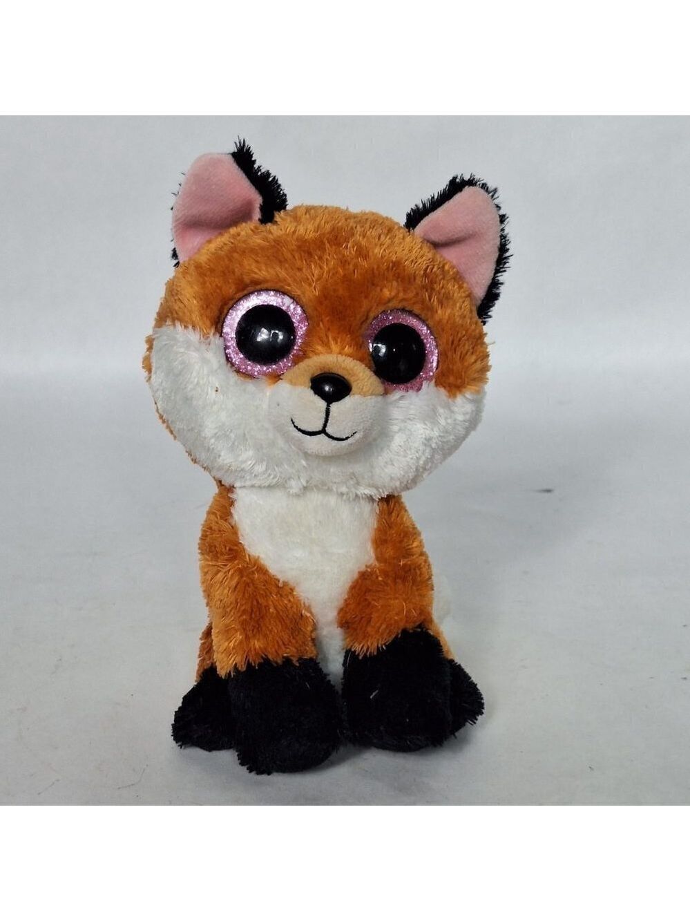 Ty Beanie Boos Fox Plush Brown Red Slick 7 Inch